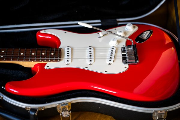 2001 Fender American Standard Stratocaster Hot Rod Red