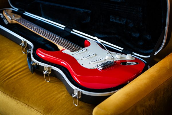 2001 Fender American Standard Stratocaster Hot Rod Red